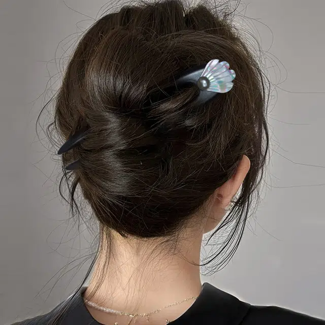 暖瞳 古风高级感独特风格简约百搭 仿珍珠 发簪 女款