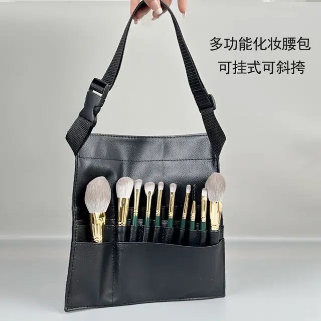 几多萌 软毛化妆刷套装木柄眼影遮瑕刷刀锋刷腮红散粉刷刷桶收纳美妆美容工具