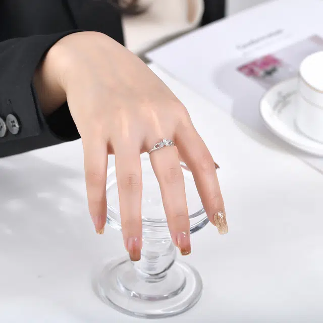 恋朵 小众丁香恋语对戒 可调节 合金 戒指 男女同款情侣款