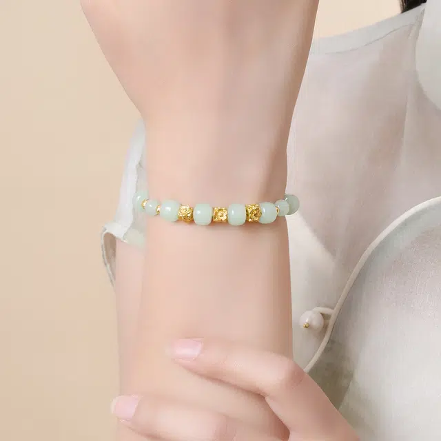 恋朵 新中式 花朵转运珠 轻奢优雅高级感 琉璃 手串 女款