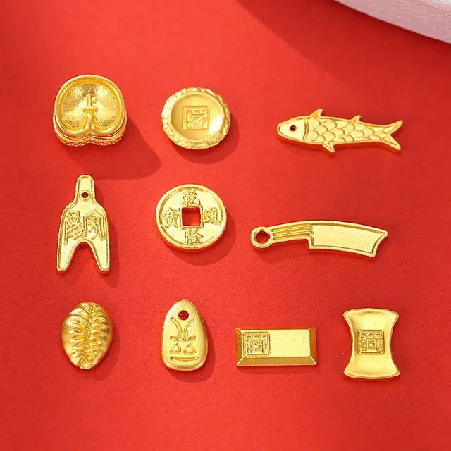 周大生 国家宝藏系列藏宝阁足金金砖工艺品 黄金 投资类 金条 男女同款情侣款