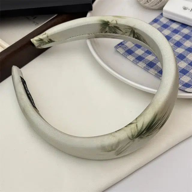 贯古今 新中式古风高颅顶春竹子海绵压发高级感洋气 发箍 女款