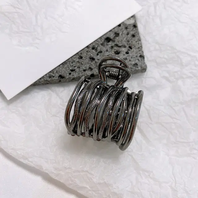 贯古今 拽酷少女~简约高马尾高级感气质后脑勺 合金 发夹 女款