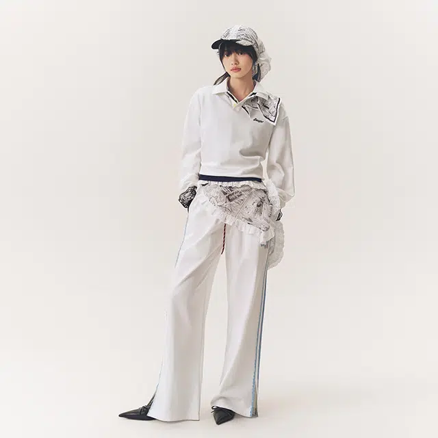 BEASTER x WOODY Polo Shirt White