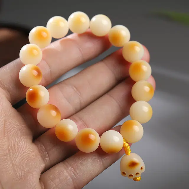 月印百川 渐变色猫爪菩提根手链挂件饰品 简约风平安转运纳福首饰 闺蜜情侣礼物礼盒手环手饰 月印百川 佛珠 手串 男女同款情侣款