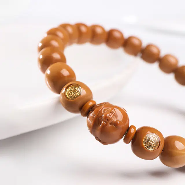 【八方来财】 月印百川 新中式复古国潮地主设计文玩手件 多财多福财运亨通事业有成前程似锦水逆退散#好运 桃核 核桃类手串 男女同款情侣款