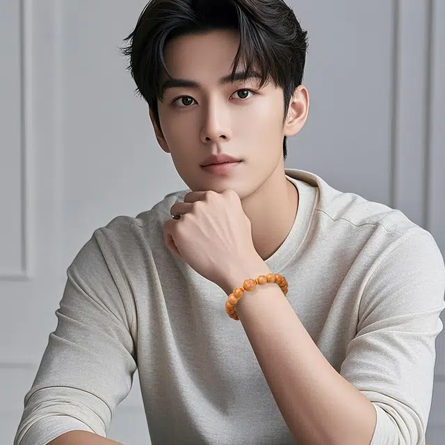 【八方来财】 月印百川 新中式复古国潮地主设计文玩手件 多财多福财运亨通事业有成前程似锦水逆退散#好运 桃核 核桃类手串 男女同款情侣款