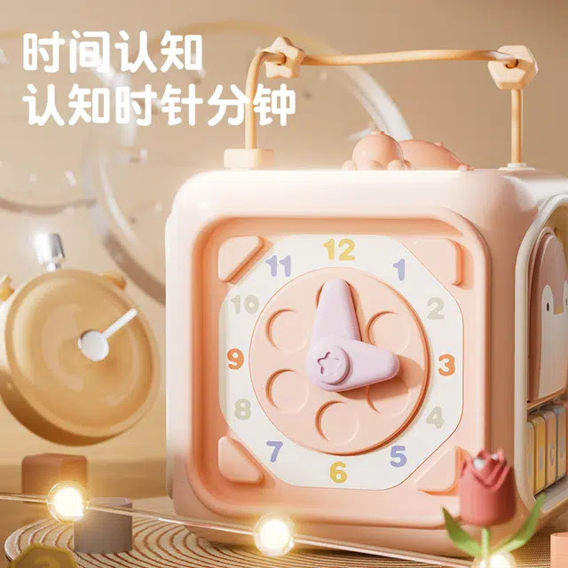 顽兔 婴儿手拍鼓 六面体 早教益智玩具