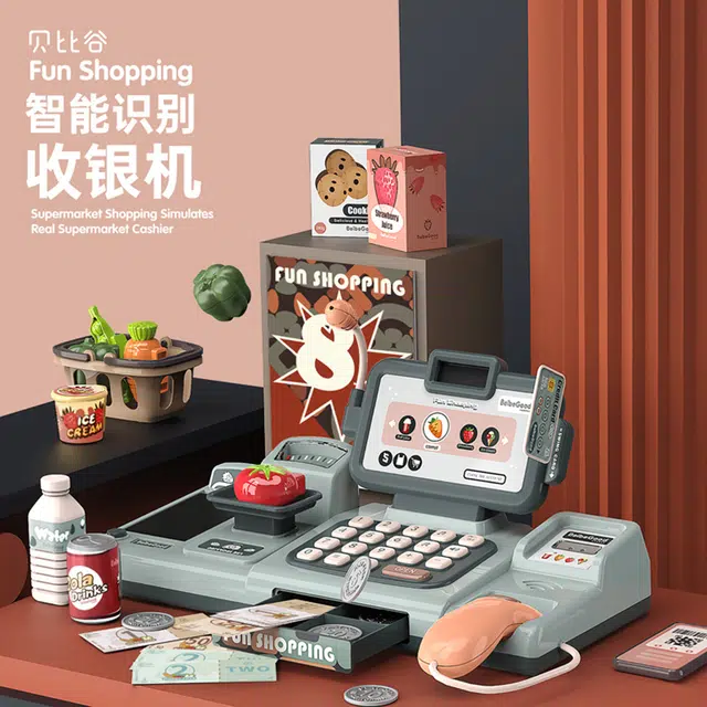 顽兔 过家家超市收银机 早教益智玩具
