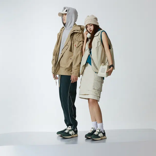 New Balance 327 Blue Green