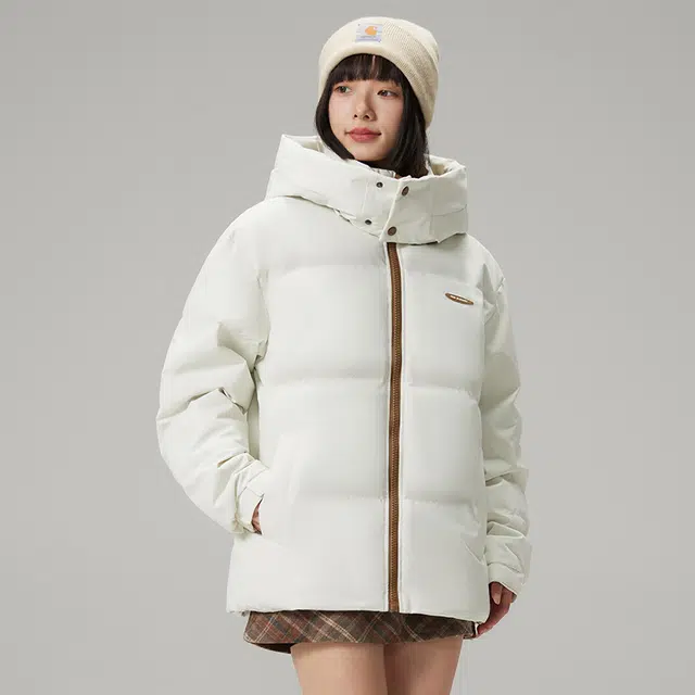 贵人鸟 保暖百搭连帽防风棉服 男女同款