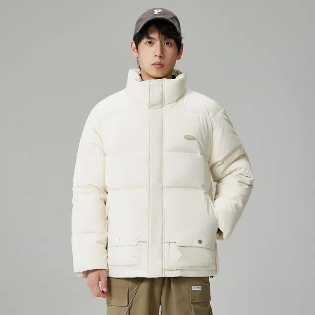 贵人鸟 立领防风舒适保暖宽松插肩棉服 男女同款