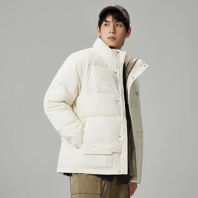 贵人鸟 立领防风舒适保暖宽松插肩棉服 男女同款