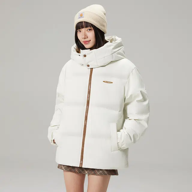 贵人鸟 保暖百搭连帽防风棉服 男女同款