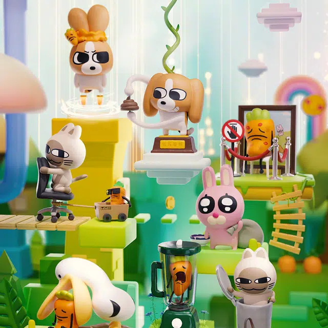 九木杂物社 暹罗厘普 美好生活系列 桌面摆件公仔手办 盲盒类 单个盲盒