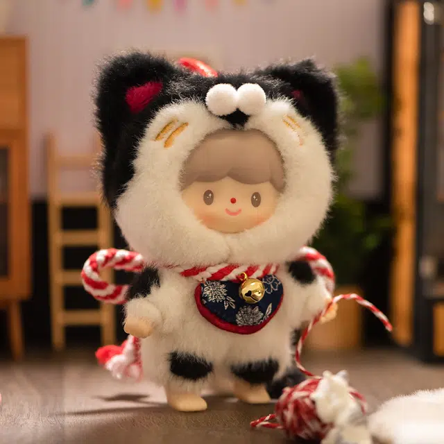 九木杂物社 寻找独角兽 卓大王我的小猫系列 搪胶毛绒手办公仔 盲盒类 单个盲盒