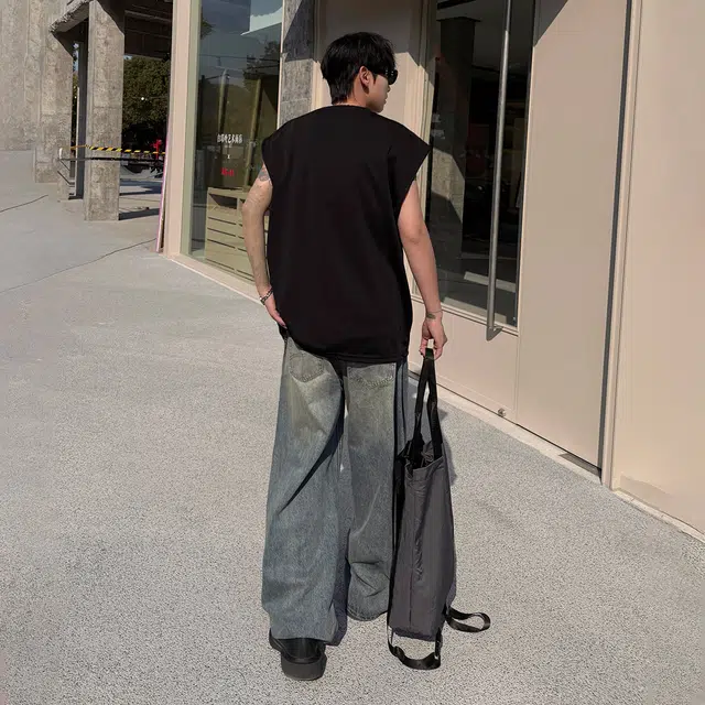 功夫熊猫 运动吸汗排湿坎肩小众设计感潮牌篮球健身宽松潮流美式薄款凉感透气无袖背心 男女同款