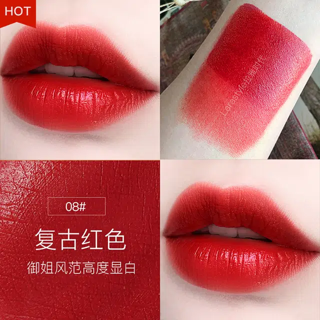 拉雅时代 慕斯绒情哑光口红 柔雾 持久易上色自然 素颜显白不易沾杯掉色