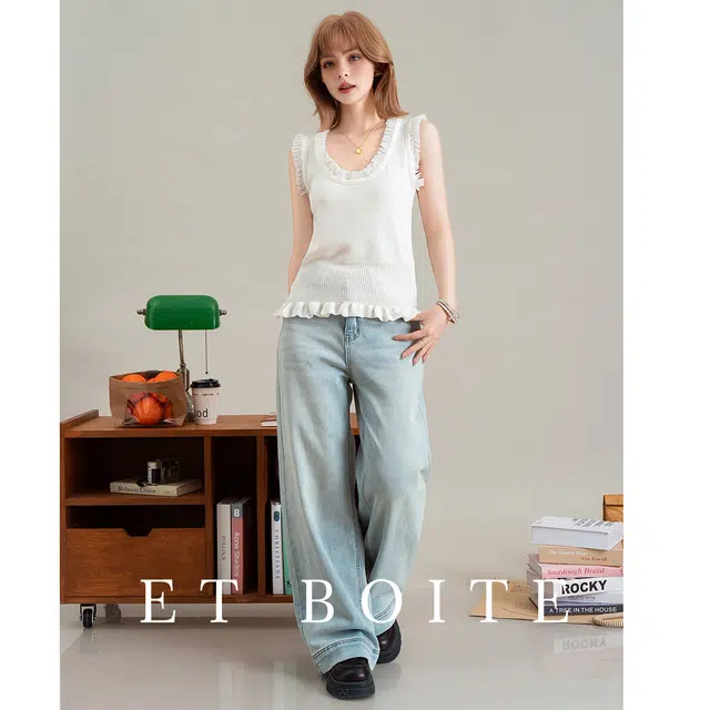 法文箱子 时尚舒适气质背心 女款