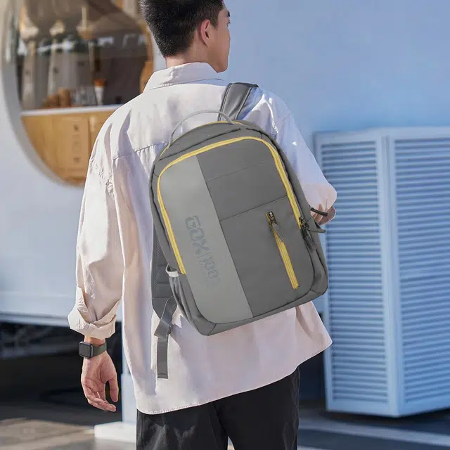 高级质感 高颜值多功能简约休闲 皮膜 双肩包 通勤包包 出行必备 男女同款情侣款 多色