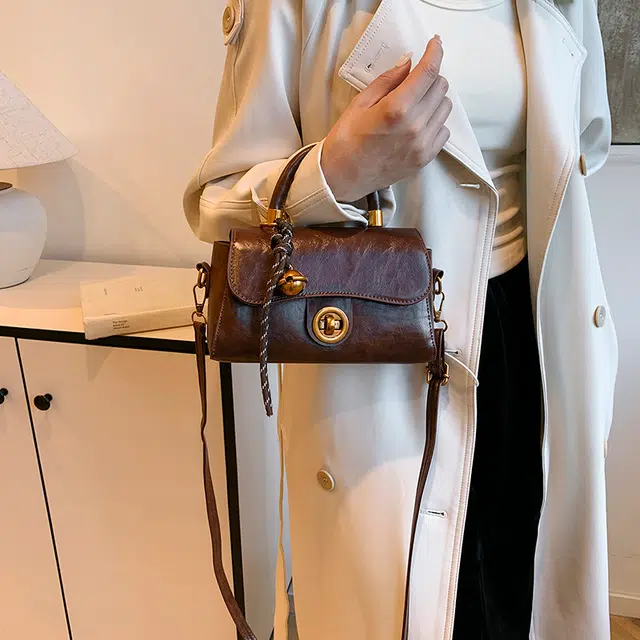 HCXK Vintage PU Shoulder Bag