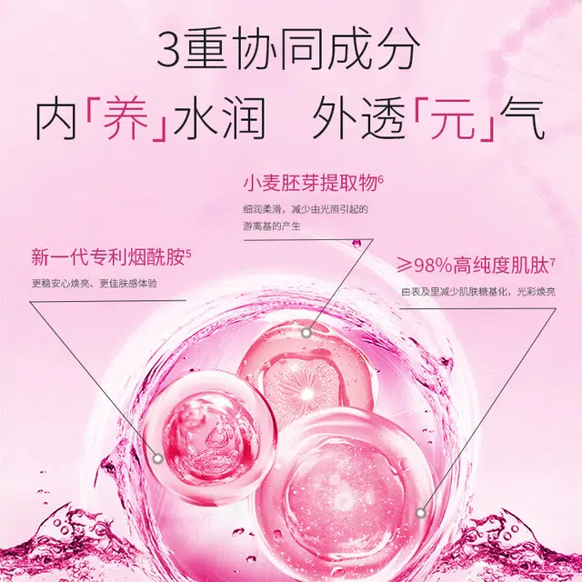 温碧泉 元气活肌四件套护肤礼盒 补水保湿滋润提亮肤色紧致收缩毛孔质地清爽细腻清洁毛孔水乳面霜精华化妆品礼盒