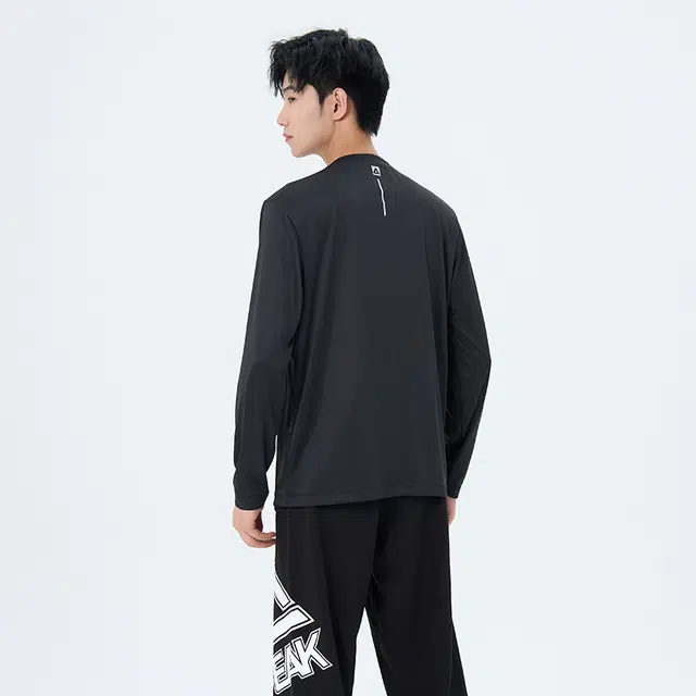 匹克 综合运动系列 圆领修身常规长袖卫衣 男女同款