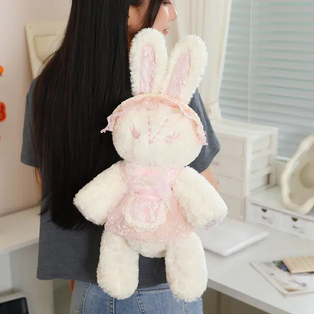 朵米子 洛丽塔兔子小熊 关节可动 萌趣陪伴安抚 玩偶周边