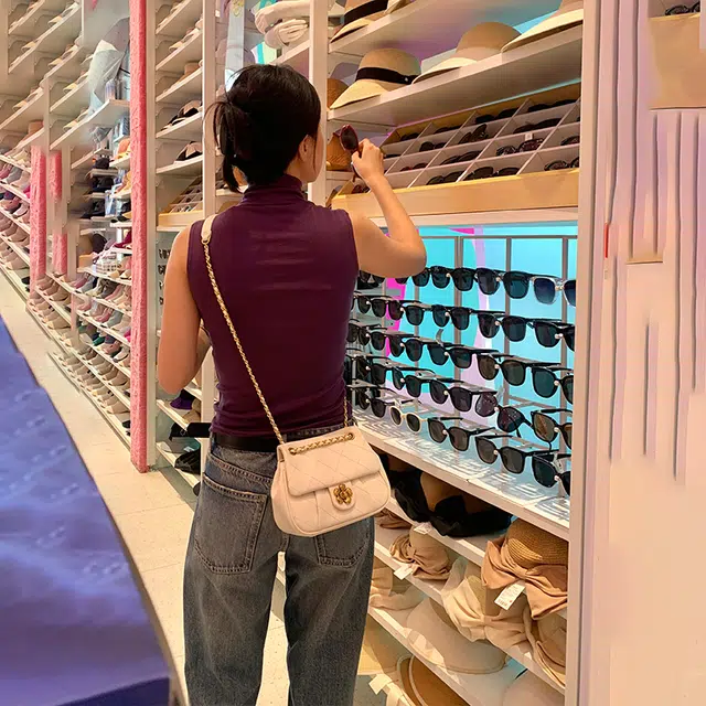 西木汀 情书 高级感小众设计温柔风腋下包链条包 牛剖层革 斜挎单肩包 常规 女款 珍珠白/深邃黑/樱花粉