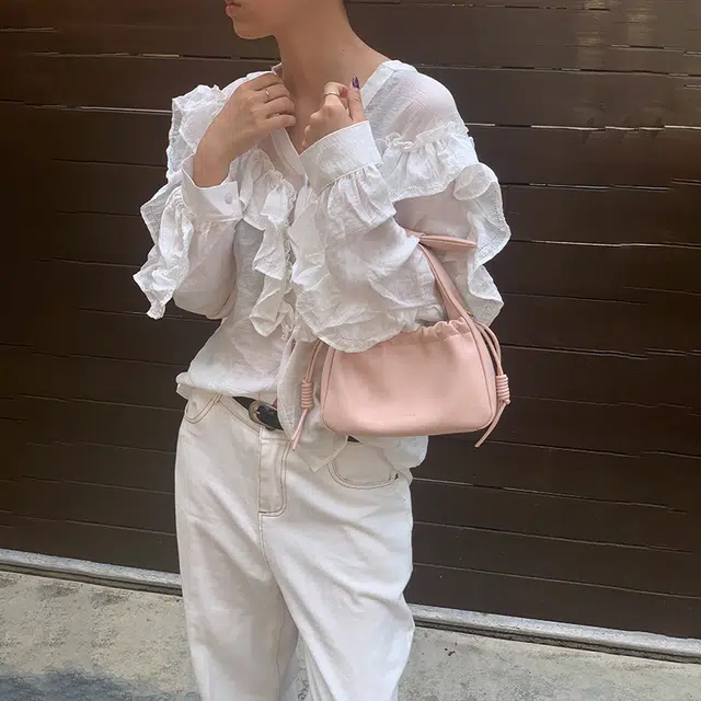 西木汀 在逃小兔 高级感云朵包小众设计小拎包休闲百搭斜挎包 牛皮 手提包 小号 女款 多色