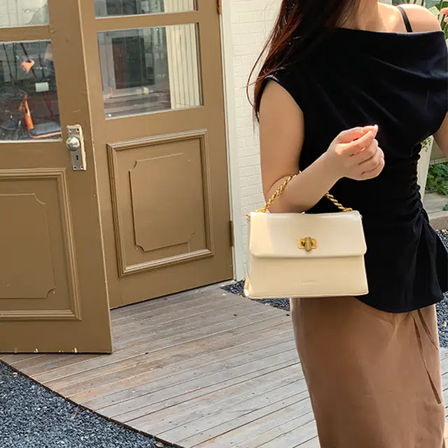 西木汀 约定 时尚高级感单肩包小众简约通勤百搭斜挎包 牛皮 手提包 小号 女款 多色