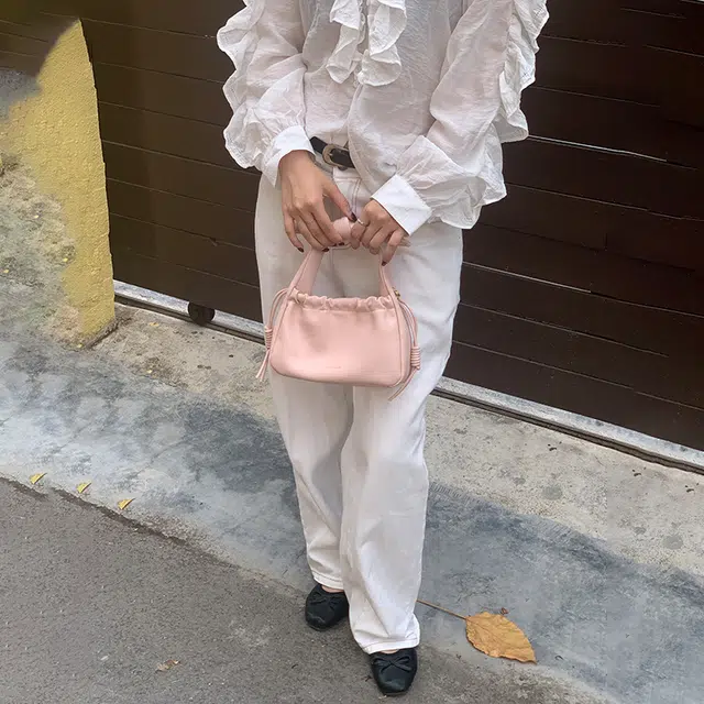 西木汀 在逃小兔 高级感云朵包小众设计小拎包休闲百搭斜挎包 牛皮 手提包 小号 女款 多色