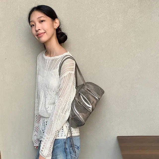 西木汀 星光 小众品牌设计高级感简约通勤百搭波士顿包 牛皮 单肩包 女款 古银色/暖驼棕/安可拉红