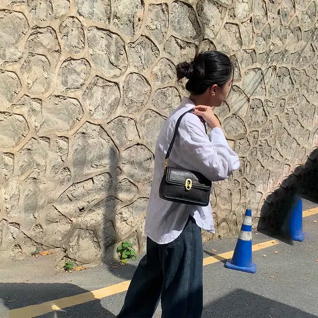 西木汀 麦语 小众设计高级感森系小方包百搭通勤 牛皮 单肩包 小号 女款 多色