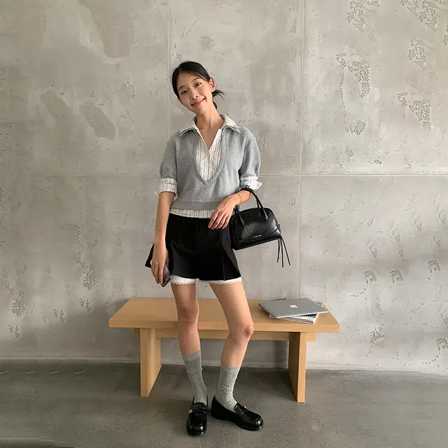 西木汀 水木年华 小众设计高级感百搭通勤 牛皮 波士顿包手提包 常规 女款 深邃黑/古银色