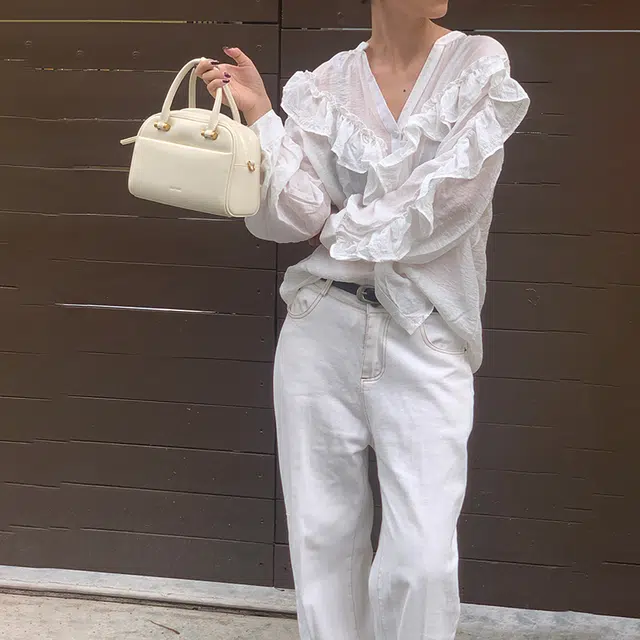 西木汀 奶油芝士小众设计百搭休闲通勤 牛皮 波士顿包单肩斜挎手提包 小号 女款 多色