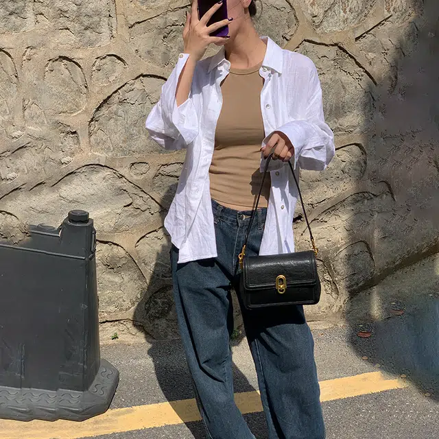 西木汀 麦语 小众设计高级感森系小方包百搭通勤 牛皮 单肩包 小号 女款 多色