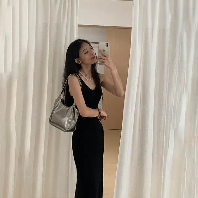 西木汀 无眠 小众品牌设计感通勤百搭托特包 牛皮 单肩包 常规 女款 古银色/高级红