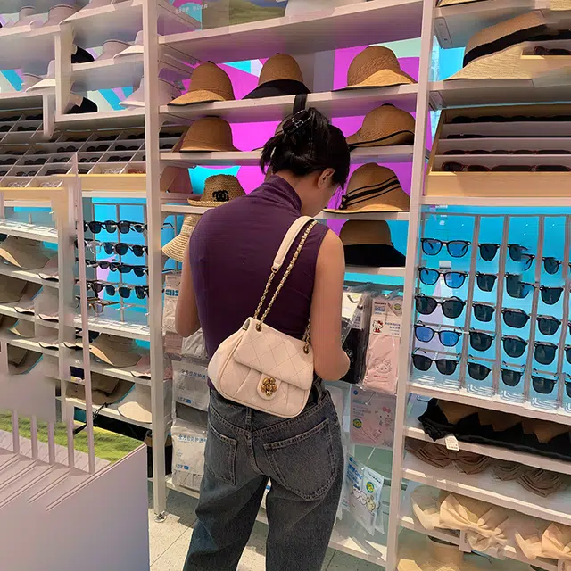 西木汀 情书 高级感小众设计温柔风腋下包链条包 牛剖层革 斜挎单肩包 常规 女款 珍珠白/深邃黑/樱花粉