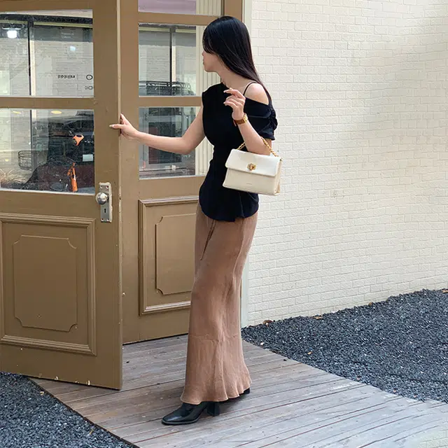 西木汀 约定 时尚高级感单肩包小众简约通勤百搭斜挎包 牛皮 手提包 小号 女款 多色