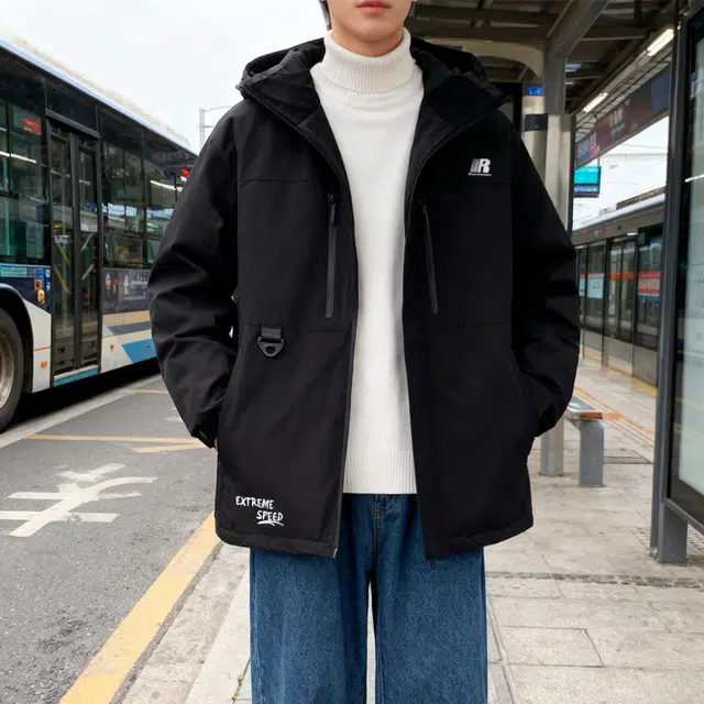 Raucohouse Mountain Outdoor Hoodie Coat