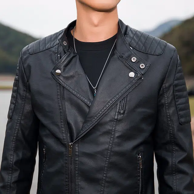 寻星记 加绒美式复古潮流百搭工装夹克外套皮衣 男款