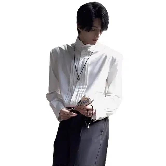 寻星记 新中式小众设计感夏季高级感上衣外套衬衫 男女同款