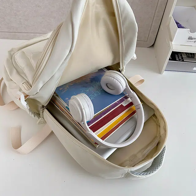 醇龙 简约百搭大容量 尼龙 双肩包 常规 女款 白色/蓝色/黑色/紫色/灰色