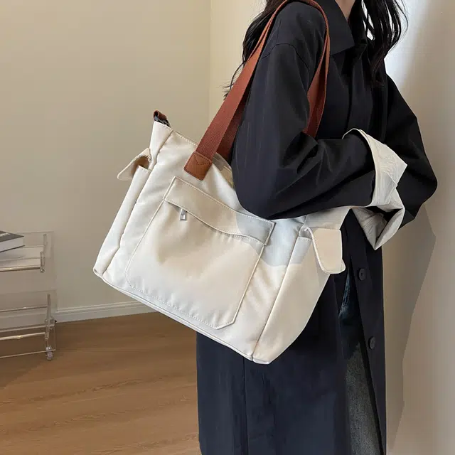 醇龙 大容量日系休闲大学生上课 布 单肩手提斜挎包 女款 多色