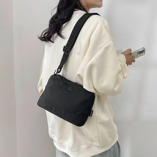 醇龙 轻便休闲多层斜挎包女简约时尚单肩包防泼水 涤纶 女包