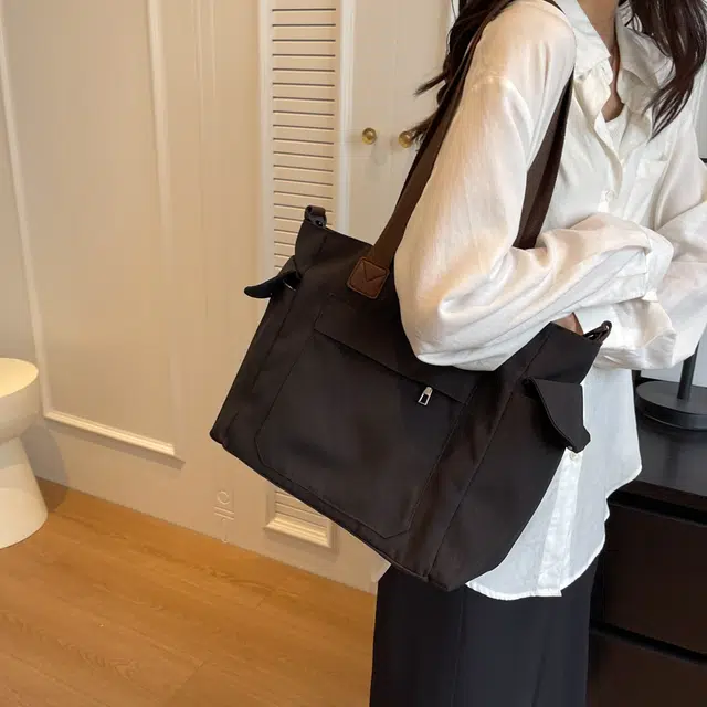 醇龙 大容量日系休闲大学生上课 布 单肩手提斜挎包 女款 多色