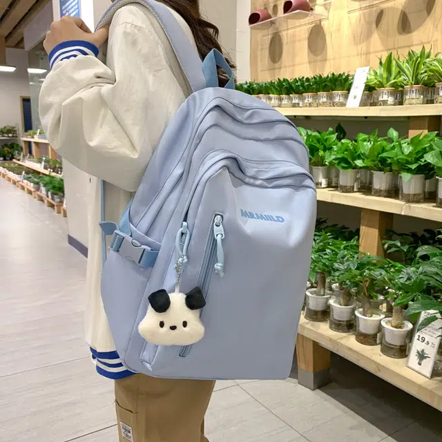 醇龙 简约百搭高颜值 尼龙 双肩包 女款 黑色/白色/黄色/粉色/蓝色