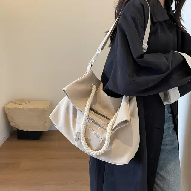 醇龙 大容量时尚上课通勤潮 布 单肩斜挎包 女款 多色