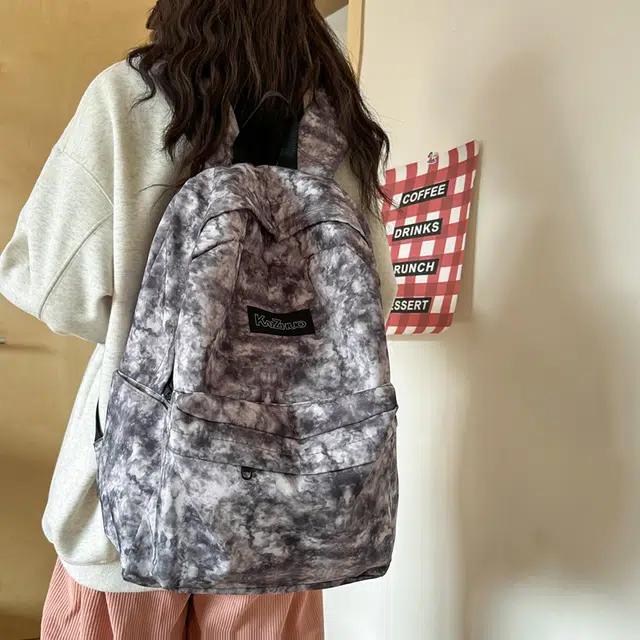 醇龙书包女初中生韩版森系双肩包小学生三到六年级大容量背包简约潮尼龙多色